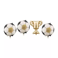Fólia Lufik Girlandhoz – Kupa és Focilabdák (4 db)