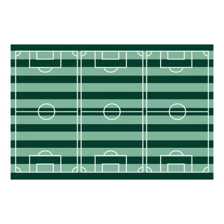 Focipálya mintás asztalterítő – 120×180 cm