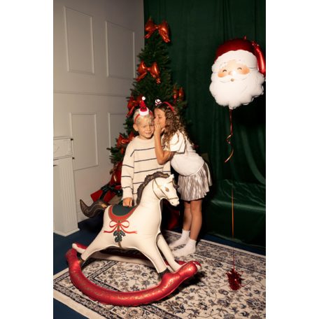 Karácsonyi hintaló fólia lufi