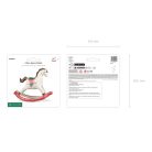 Karácsonyi hintaló fólia lufi