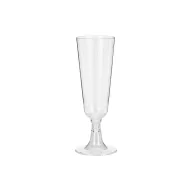 Műanyag pezsgőspohár szett 150 ml (8 db)