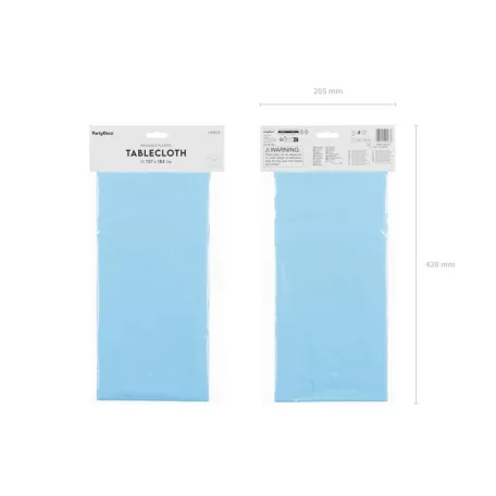 Asztalterítő 137x183 cm, világoskék