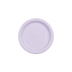 Papír tányér levendula, 18 cm (6 db)