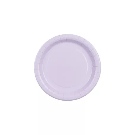 Papír tányér levendula, 18 cm (6 db)