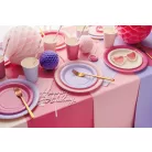 Papír tányér levendula, 18 cm (6 db)