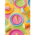 Papír tányér világoskék, 23 cm (6 db)