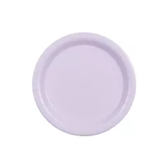 Papír tányér levendula, 23 cm (6 db)