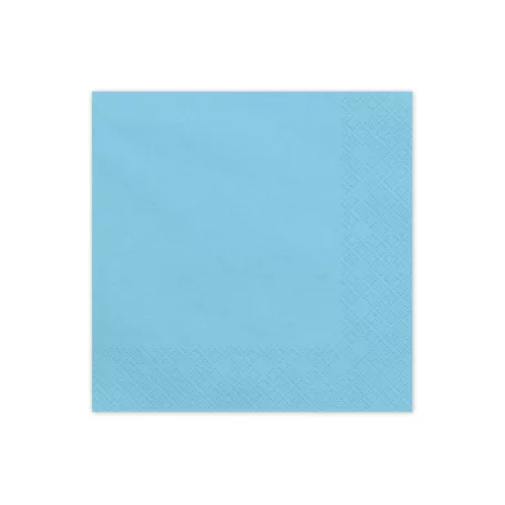 Papírszalvéta világoskék, 33x33 cm (20 db)