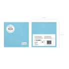 Papírszalvéta világoskék, 33x33 cm (20 db)