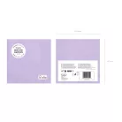 Papírszalvéta levendula, 33x33 cm (20 db)