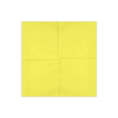 Papírszalvéta sárga, 33x33 cm (20 db)