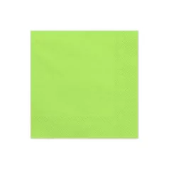 Papírszalvéta világoszöld, 33x33 cm (20 db)