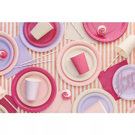 Papírpohár levendula, 250 ml (6 db)