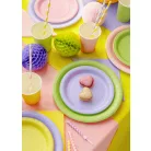 Papírpohár világos rózsaszín, 250 ml (6 db)