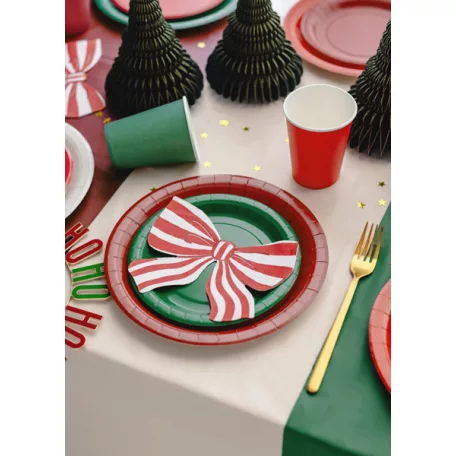 Papírpohár sötétzöld, 250 ml (6 db)