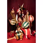 Karácsonyi gömb alakú fólia lufik 42x46cm (3 db)