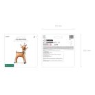 Álló rénszarvas fólia lufi (65 x 105 cm)