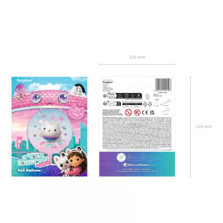 Gabi Babaháza (Gabby’s Dollhouse - The Movie) Cakey fólia lufi (1 db)