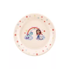   Gabi Babaháza (Gabby’s Dollhouse) papírtányér, 23 cm (6 db)