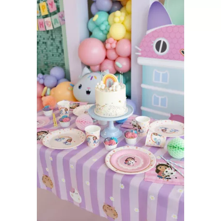 Gabi Babaháza (Gabby’s Dollhouse) papírtányér, 18 cm (6 db)