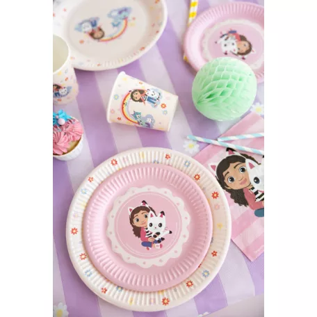 Gabi Babaháza (Gabby’s Dollhouse) papírpoharak, 250 ml (6 db)