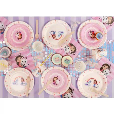 Gabi Babaháza (Gabby’s Dollhouse) papírpoharak, 250 ml (6 db)