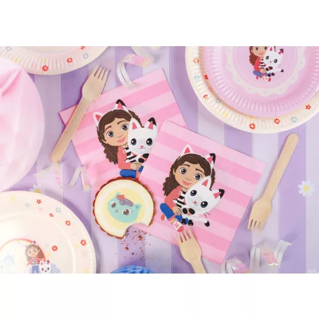 Gabi Babaháza (Gabby’s Dollhouse) papírszalvéta (20 db)
