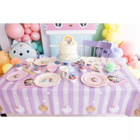 Gabi Babaháza (Gabby’s Dollhouse) papír asztalterítő (1 db)