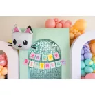 Gabi Babaháza (Gabby’s Dollhouse) Happy Birthday zászlófüzér (1 db)