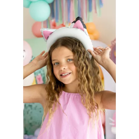 Gabi Babaháza (Gabby’s Dollhouse) macskafüles fólia lufi fejdísz (6 db)