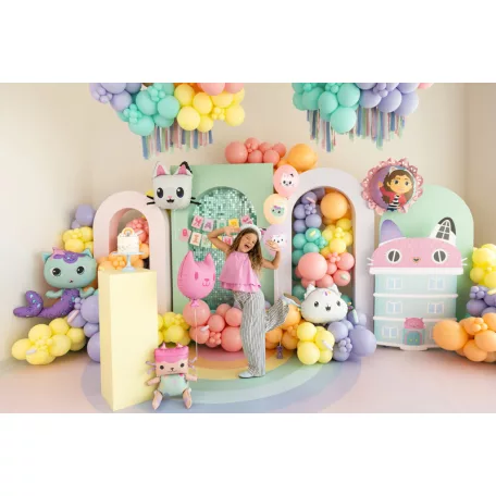 Gabi Babaháza (Gabby’s Dollhouse) MerCat fólia lufi (1 db)