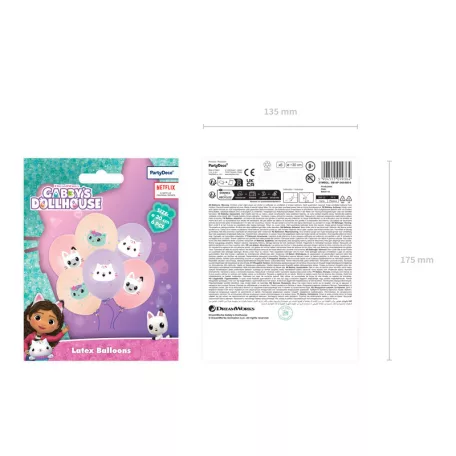 Gabi Babaháza (Gabby’s Dollhouse) lufi szett, 30 cm (6 db)