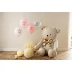   Pasztell lufi szett "Welcome Baby" rózsaszín (6 db)
