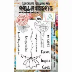   Szilikonbélyegző A6, AALL and Create Stamp / 123 - Blossomed Dreams -  (1 db)