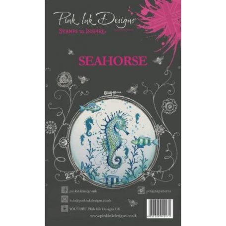 Szilikonbélyegző A5, Pink Ink Designs Clear Stamp / Seahorse - Animals (1 db)