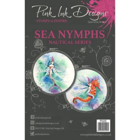 Szilikonbélyegző A5, Pink Ink Designs Clear Stamp / Sea Nymph - Maritime (1 db)