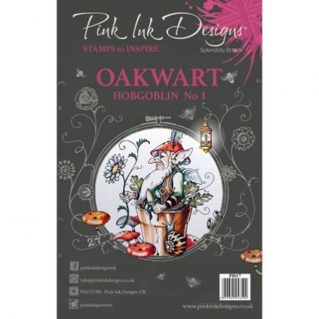 Szilikonbélyegző A5, Pink Ink Designs Clear Stamp / Oakwart Hobgoblin 1 - Gnome, fairies (1 db)