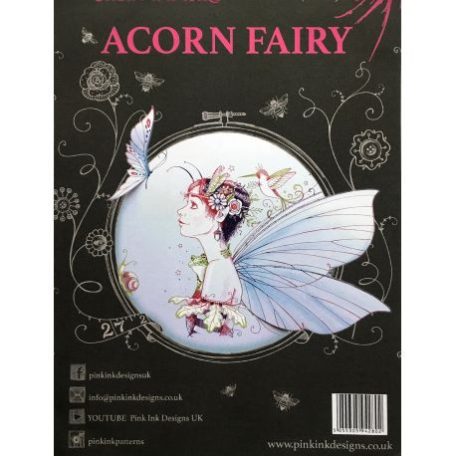 Szilikonbélyegző A5, Pink Ink Designs Clear Stamp / Set Acorn Fairy - Gnome, fairies (1 db)