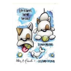   Szilikonbélyegző A6 Odey & Friends 1 - Carla Creaties CE Clear Stamps (1 csomag)