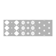 Stencil Mexican Pattern - Pronty Layered Stencil (3 db)