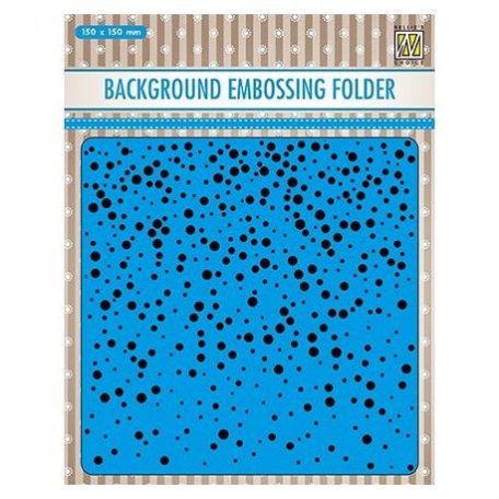 Dombornyomó mappa EEB020, Nellies Choice Background Embossing / Snow -  (1 db)