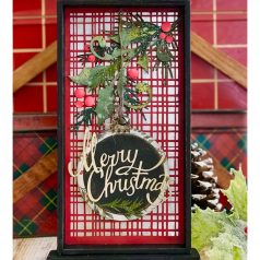   SIZZIX Vágósablon 664216 - Seasonal Scroll - Tim Holtz - Bigz Die (1 db)