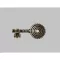 Fém díszítőelem MF5, Key 5 / MitForm Metal Trinkets - Kulcs 5 (1 db)