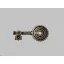 Fém díszítőelem MF5, Key 5 / MitForm Metal Trinkets - Kulcs 5 (1 db)