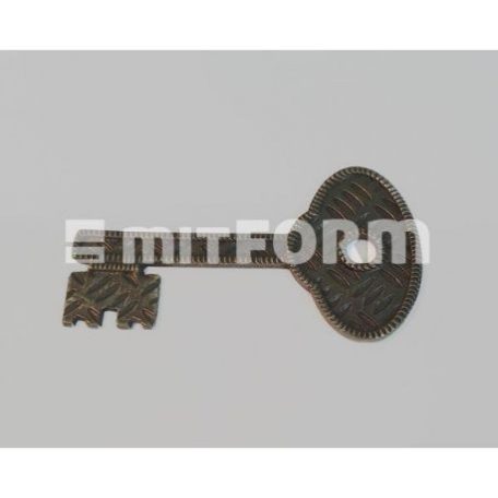 Fém díszítőelem MF6, Key 6 / MitForm Metal Trinkets - Kulcs 6 (1 db)