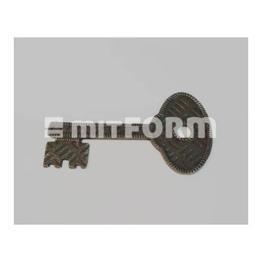 Fém díszítőelem MF6, Key 6 / MitForm Metal Trinkets - Kulcs 6 (1 db)