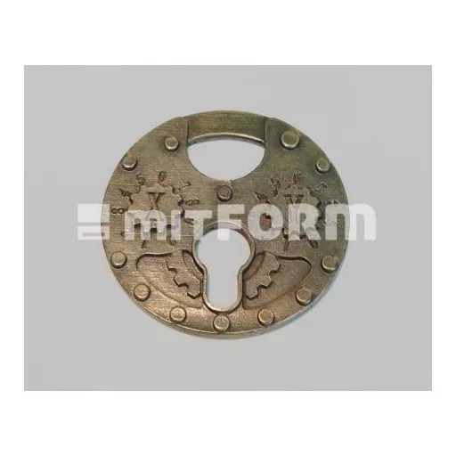 Fém díszítőelem MF11, Padlock 5 / MitForm Metal Trinkets - Lakat 5 (1 db)