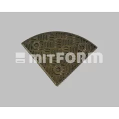   Fém díszítőelem MF15, Corner upper 4 / MitForm Metal Trinkets - Sarok 4 (1 db)