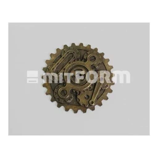 Fém díszítőelem MF31, Gear assembly 2 / MitForm Metal Trinkets (1 db)