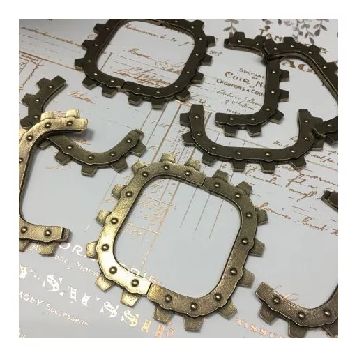 Fém díszítőelem MF105, Frame 7 / MitForm Metal Trinkets (1 db)